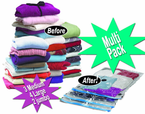 Vacuum Storage Bags Super Clutter Buster Pack 3 - Picture 1 of 6