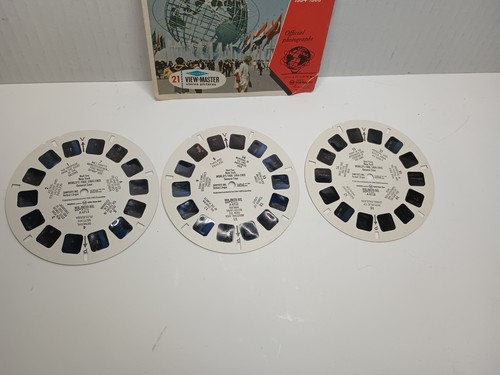 View-Master 3 Reels Packet A671 New York World's Fair 64-65 General Tour SAWYER - Picture 2 of 3