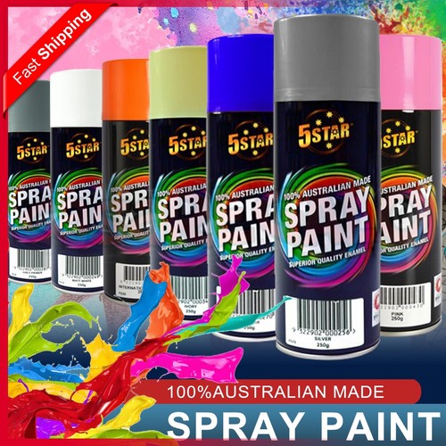 Australian 5 STAR 250gm Aerosol Spray Paint Cans Bulk Buys eBay