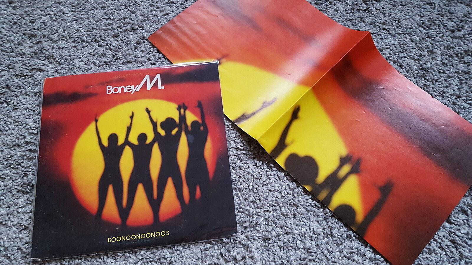 Boney M. - Boonoonoonoos Disco LP SPAIN mit Poster
