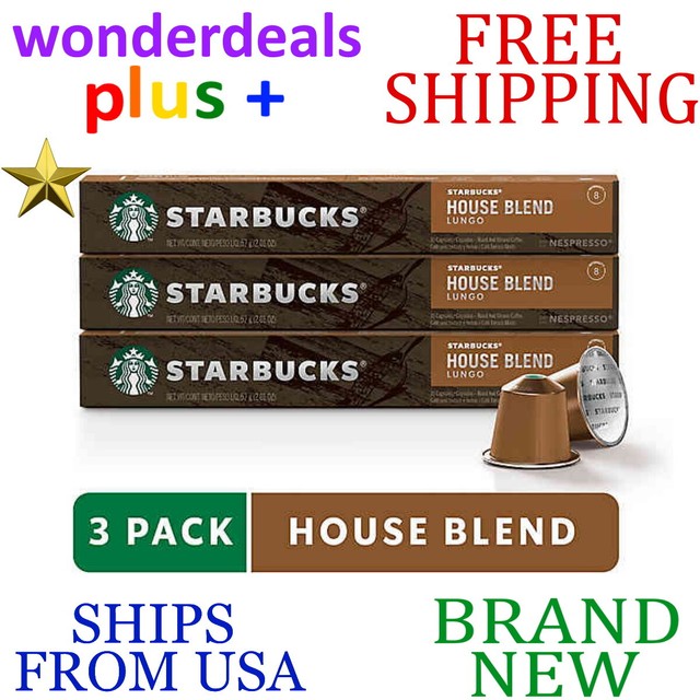 starbucks by nespresso house blend lungo capsules