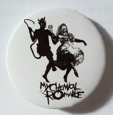 MY CHEMICAL ROMANCE LARGE BUTTON BADGE 3.8cm 1.5'' Rock Emo Punk The Black Parade