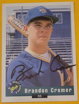 1992 Classic Draft Picks Brandon Cromer #25 Auto Autograph Toronto Blue Jays