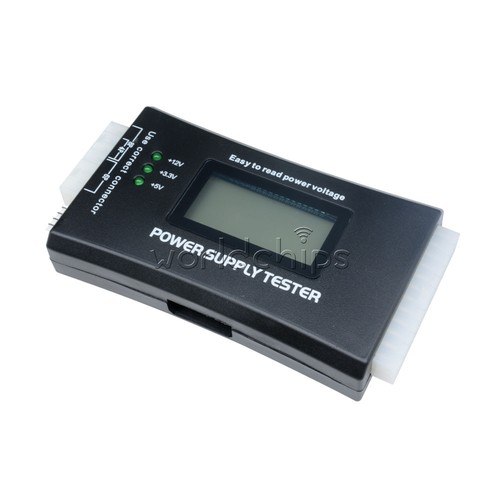 LCD PC Computer 20/24 Pin 4 PSU ATX BTX ITX SATA HDD Power Supply Tester - 第 1/10 張圖片