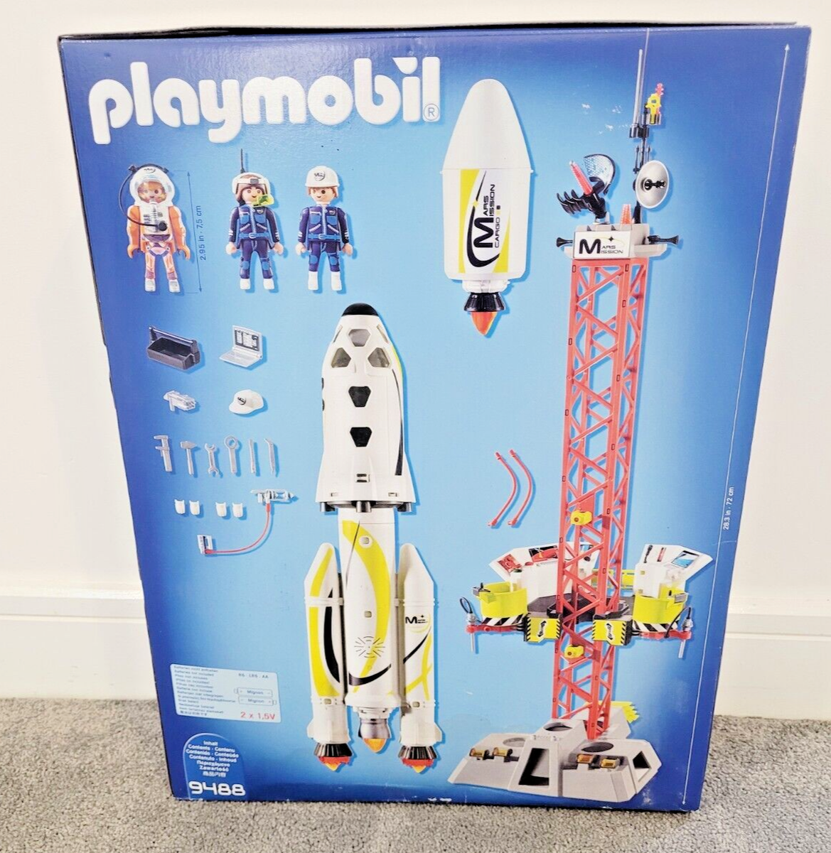 PLAYMOBIL 9488 Rocket With Launch Pad for sale online | eBay UK