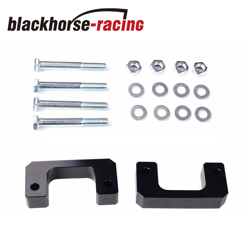 5 PACK 2.5" Front Leveling Lift Kit Black For 2007-19 Chevy Silverado GMC Sierra Foto 2 de 4