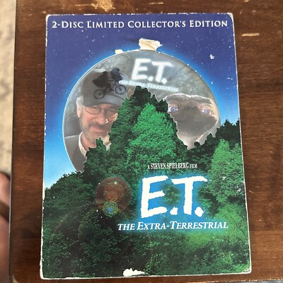 2 DISC LIMITED COLLECTORS EDITION E.T. ORIGINAL THEATRICAL RELEASE BONUS FEATURE