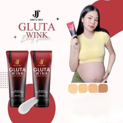 glutathione wink Gluta Wink Body Lotion Reduce stretch marks 80 grams x 2 pcs