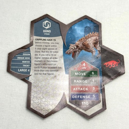 HEROSCAPE Feyland Orm's Return 2005 Hasbro Dund mit Gebrauchsspuren auf Karte - Bild 2 von 8