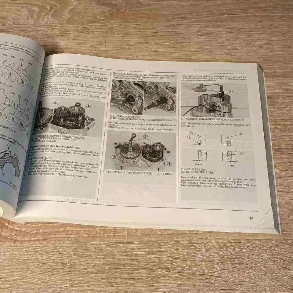 HONDA CR250R 1999 69KZ3650 00X69-KZ3-6500 Motorrad-Handbuch gebraucht manual - Bild 3 von 4