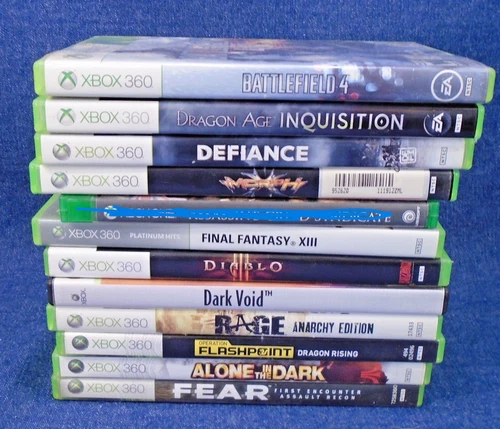 New Listing11 XBOX 360 Video Games Morph Diablo Dark Void Rage Anarchy Alone Dark Fear