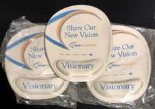 3 Marketing/Promotional Ergonomic Mouse Pads w/Raised Wrist Support, Non-Slip