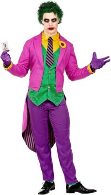 Widmann Costume Mad Joker Vestito halloween Carnevale Party Uomo