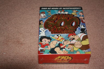 Giant 600 Cartoon Collection (DVD, 2008, 12-Disc Set) *Brand New Sealed ...