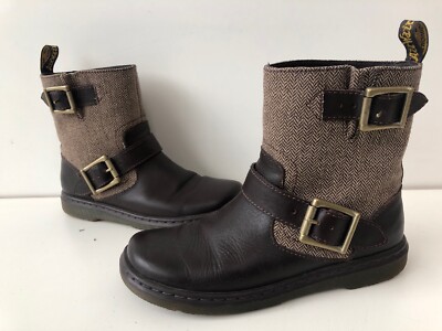 Women's Dr Martens Brown GAYLE DANIO TWEED