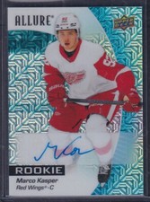 MARCO KASPER - 2023 Upper Deck Allure Rookie BLUE LINE AUTO #109, /35