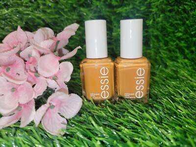 (2) Essie Salon-Quality Nail Polish, 8-Free Vegan, Soft Creme ''Buzz-Worthy Bash''
