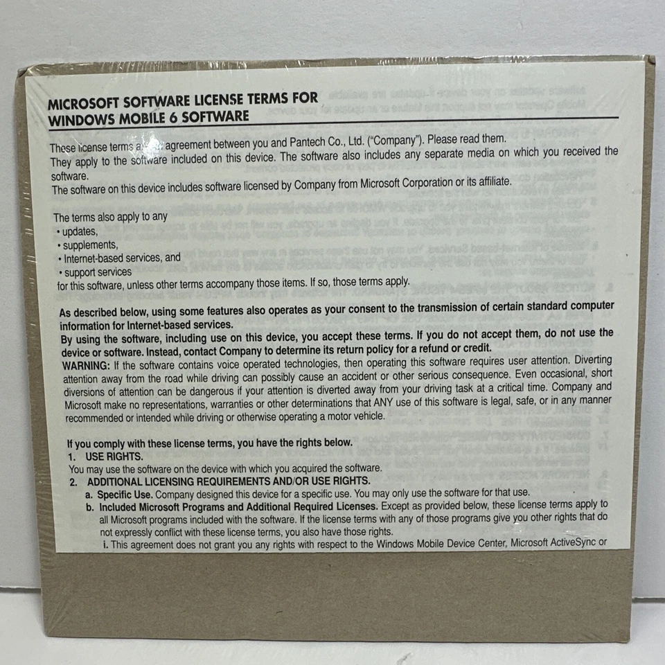 Pantech Duo Windows Mobile CD-ROM USB Device Drivers - Image 2 of 2