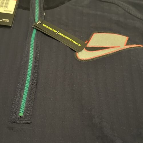 NWT Nike Therma Wild Run Men’s Midlayer Running 1/4 Zip Pullover Size L Blue - Picture 4 of 5