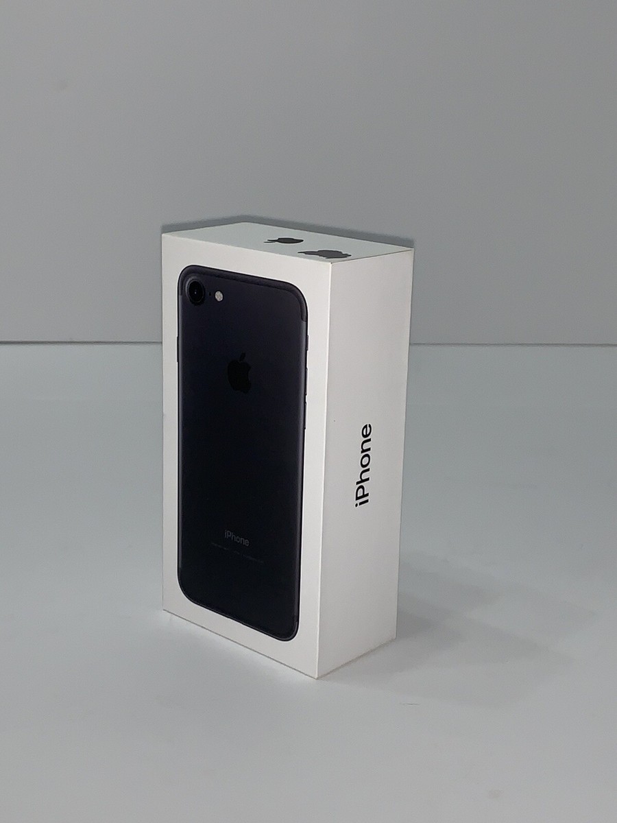 Authentic Apple iPhone 7 32GB Black Empty Retail Box NO
