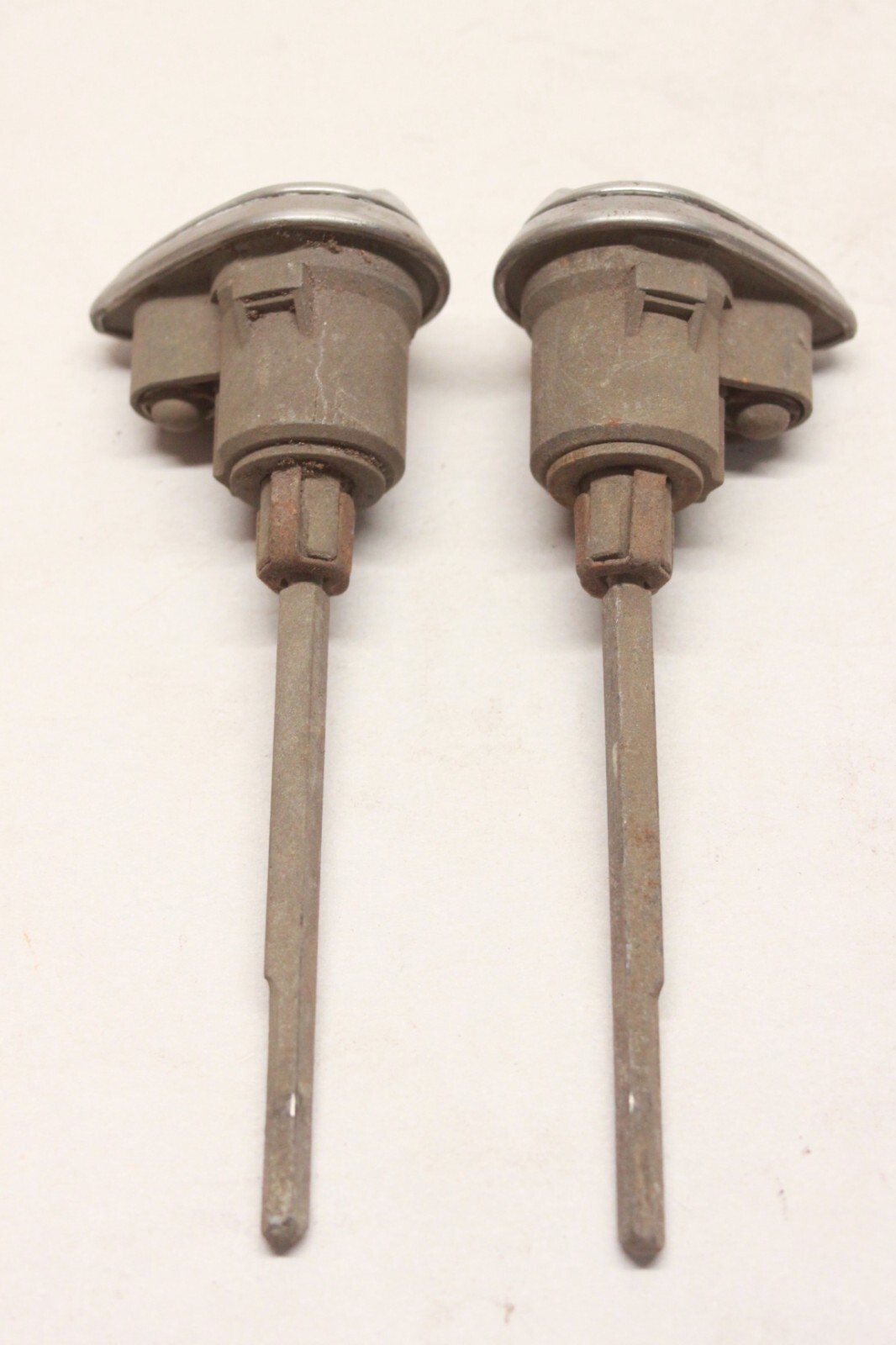 Original 1940's Chevrolet GM Exterior Lock Cylinders w/ Mounting Clips