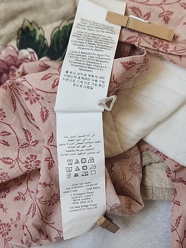 Pottery Barn Adelise Quilted Pillow Cover Sham Floral 26x26 NWOT with FLAW - Picture 12 of 14
