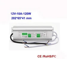 12V 10A 120W AC/DC Switch Power Supply Adapter Driver Transformer For LED Strip