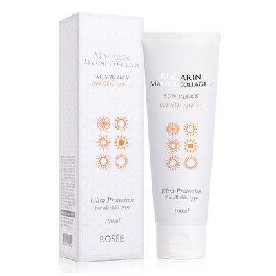ROSEE Mazarin Marine Collagen Sun Block SPF 50+ PA+++ 100ml / 3.38 fl oz