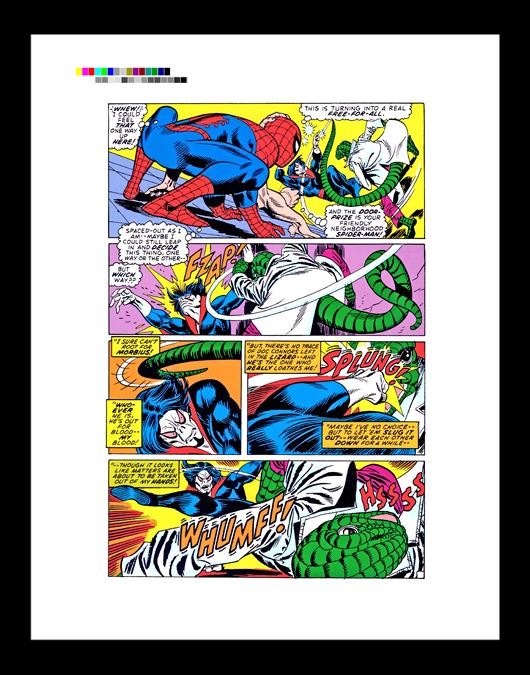 Gil Kane Amazing Spider-Man #102 Morbius Rare Production Art Pg 5