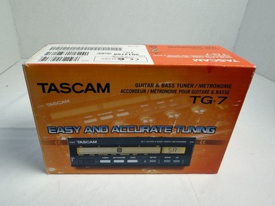 Tascam TG-7 Guitar Bass Tuner Metronome Open Box Complete