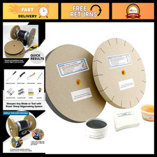 8" Deluxe Blade Sharpening Kit for 6" Bench Grinder - USA Made, High Precision T