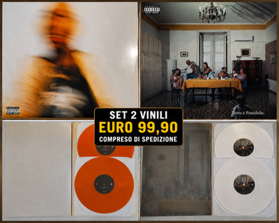 SET 2 VINYLS LUCHE' + GEOLIER DOPPELVINYL BUNT HANDSIGNIERTE VERSIONEN