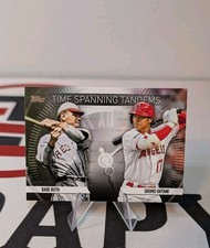 2023 Topps Update Series - SHOHIE OHTANI & BABE RUTH #TS-1 Time Spanning Tandems