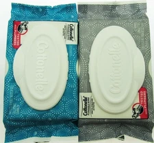 Lot 2 RESEALABLE KLEENEX COTTONELLE FLUSHABLE MOIST WIPES 42 ea =84 Total BFR