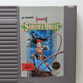 Castlevania 1 & 2 Simon's Quest NES Nintendo AUTHENTIC TESTED 2 GAMES W/SLEEVES