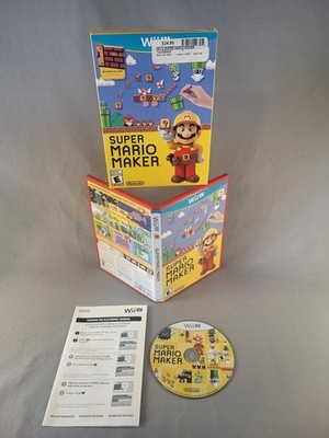 Super Mario Maker, Wii U, Complete, Authentic!