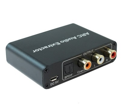 HDMI ARC Audio Extractor/Converter  RCA/Coax/Toslink Audio/OUT