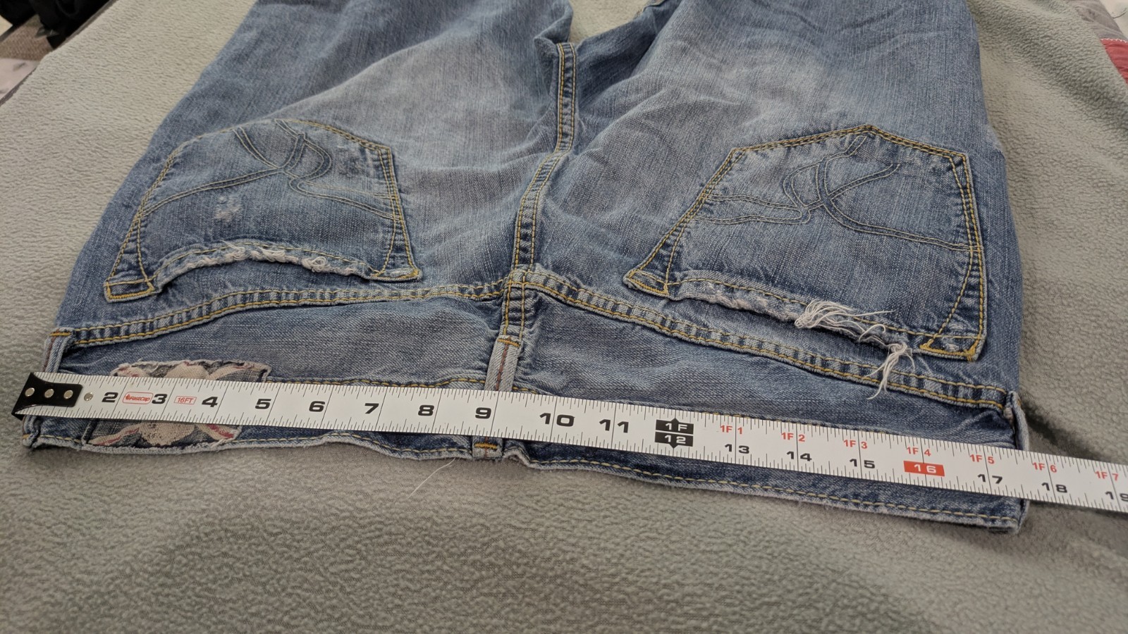 Men's Monarchy Jeans 36 Waist Y2K Distressed Vintage image 9