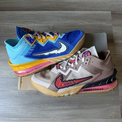 Size 9 - Nike Space Jam x LeBron 18 Low Wile E. x Roadrunner Lightly Worn Og All