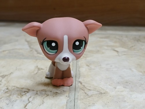 Littlest Pet Shop LPS #1585 Greyhound Dog Authentic