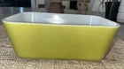 Vintage PYREX 0502 Lime Green 1 1/2 PT Refrigerator Dish Retro MCM Made In USA