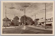 IFORD Dorset tram Lines at a Road Junction Postcard