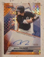 2025 Bowman's Best #B25-BR Bryce Rainer Best of 2025 Auto Orange #/25