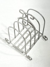 Metal Vintage Letter Holder, Coaster Holder,Toast Holder.Holds x4 items Free PP