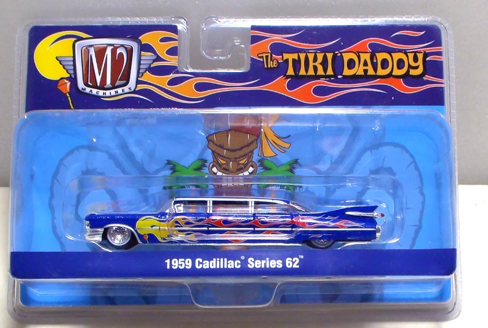 M2 Machines Tiki Daddy 1959 Cadillac Series 62 1:64 Diecast - Image 2 of 3