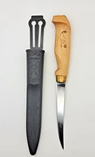 J MARTTIINI Rapala Puukko Knife w/ Plastic Sheath E27