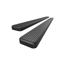 Aps Running Boards 5in Black Compatible With Dodge Ram 1500 2002-2008 Quad Ca...