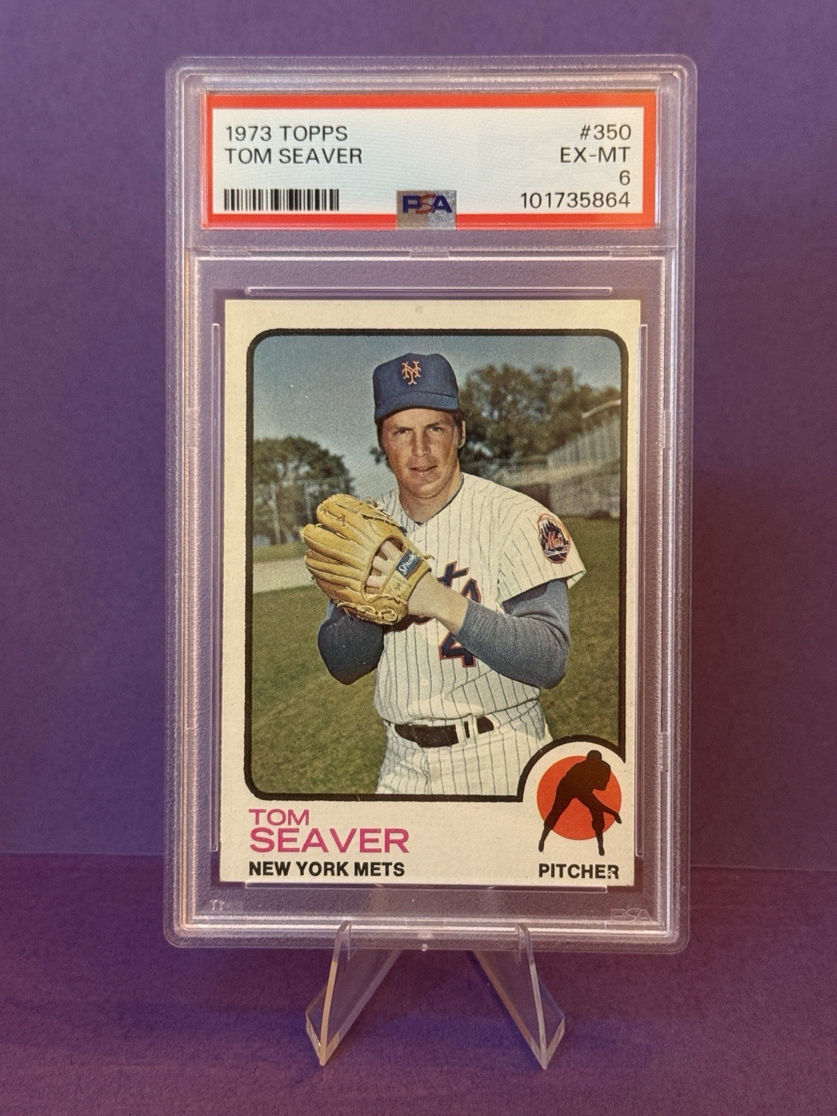 1973 Topps #350 Tom Seaver PSA 6
