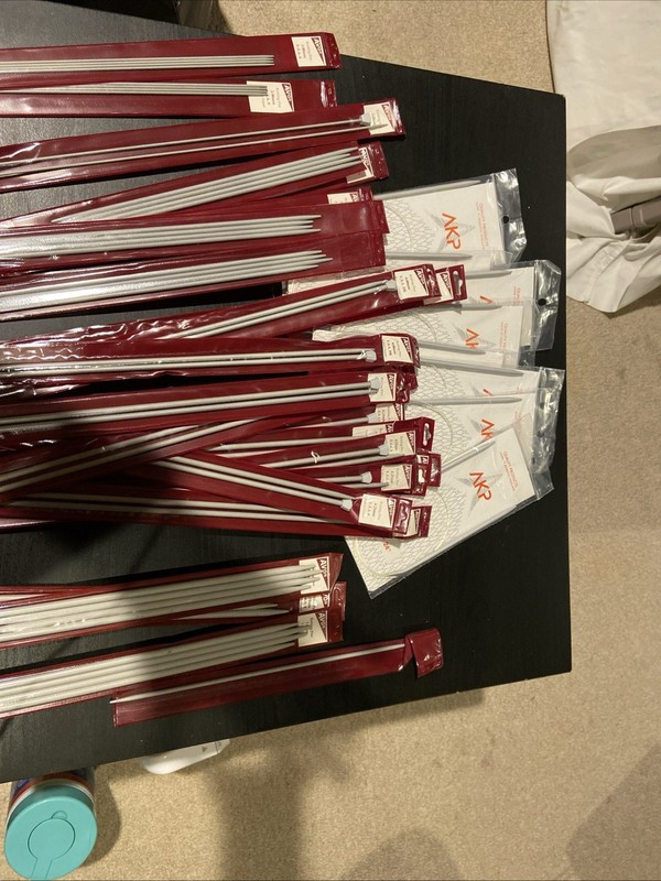 Large Lot Of More Than 70 Vintage Knitting Needles Crochet Sets England Avon