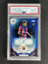 Lamine Yamal Chrome UCL 2023/24 Blue /150 Auto
